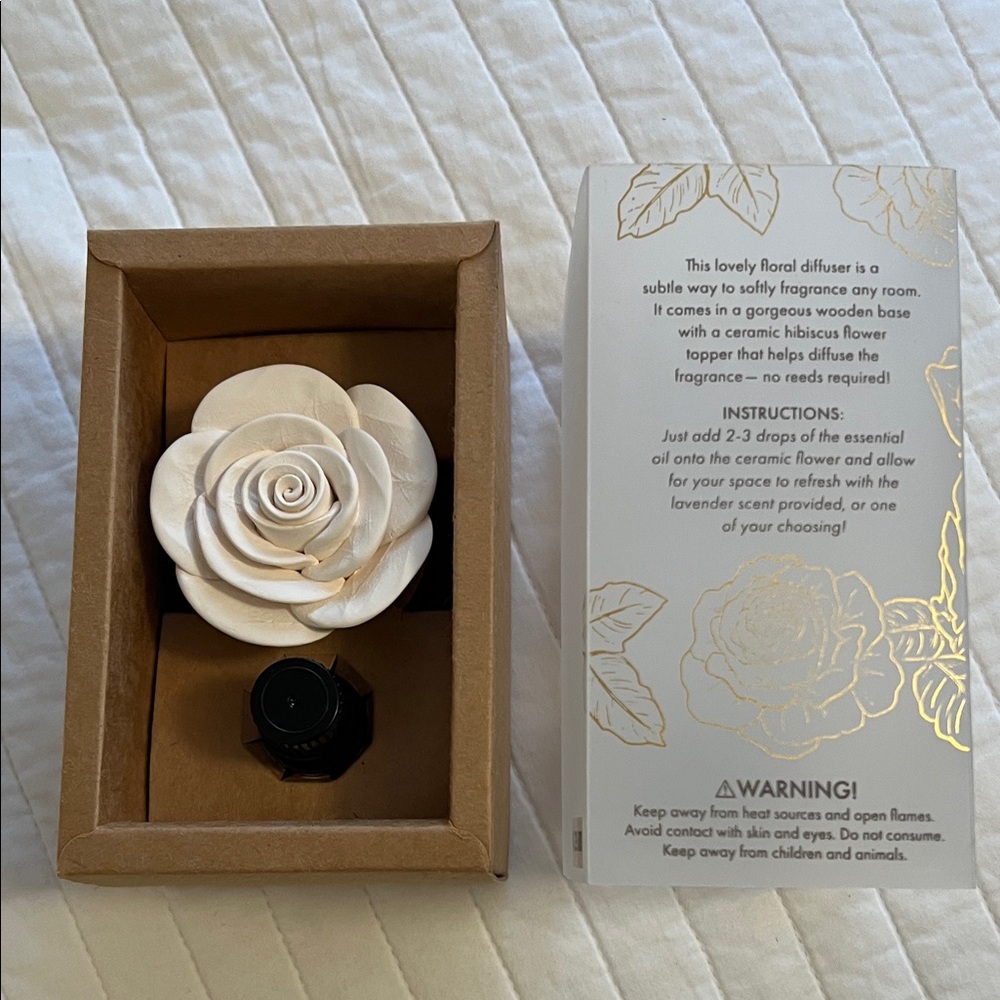 PAPER SOURCE White Rose Diffuser - Picture 3 of 4